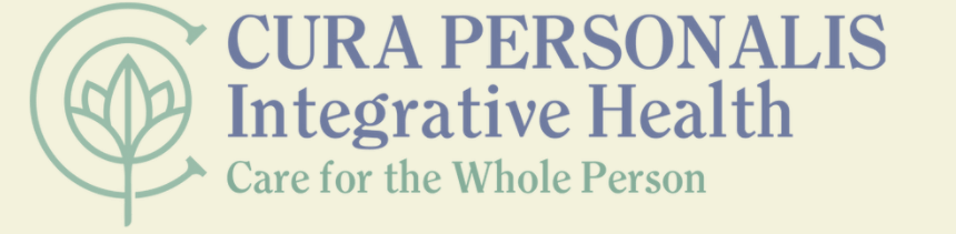 The image is the logo for Cura Personalis Integrative Health.
